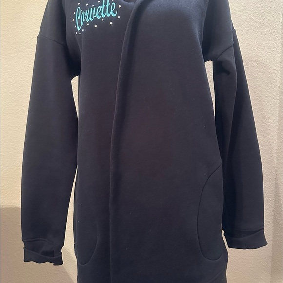 ACTIVE LIFE CORVETTE - Black Hoodie Open Jacket Size Large - Picture 4 of 12